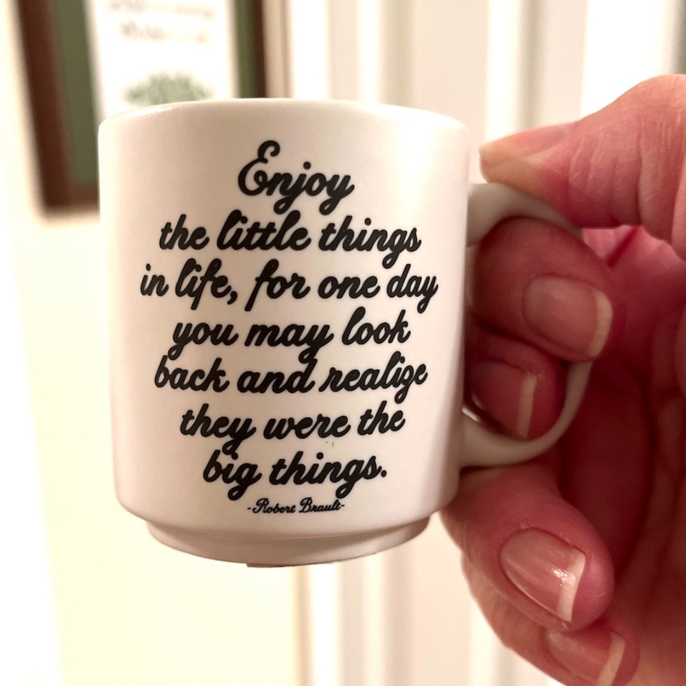 NWT Mini mug, motivational, espresso, stocking stuffer, from Hallmark